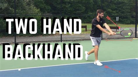 How To Hit A Modern Two Handed Backhand Connecting Tennis Backhand