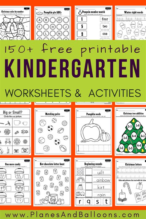 Fun Free Printable Kindergarten Worksheets Math Worksheets Alphabet