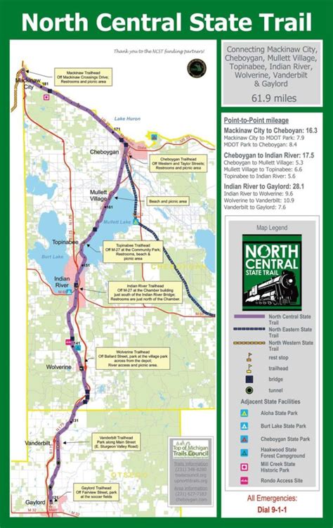 North Central State Trail Cheboygan Area Trailways