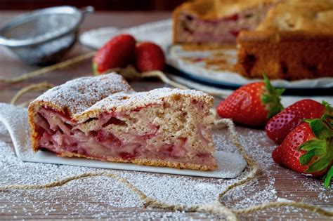 Torta Alle Fragole Senza Grassi Dolci Ricette Di Pietro