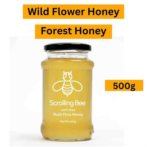 Raw Honey Scrolling Bee