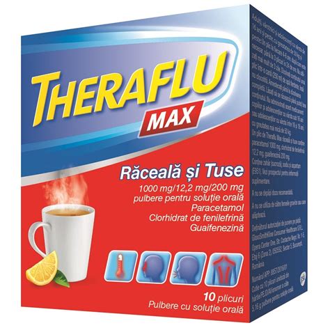 Theraflu Max Raceala Si Tuse Plicuri Gsk Farmacia Tei Online