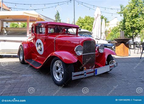 Old Ford Coupe Hot Rod Stock Image Image Of Painted