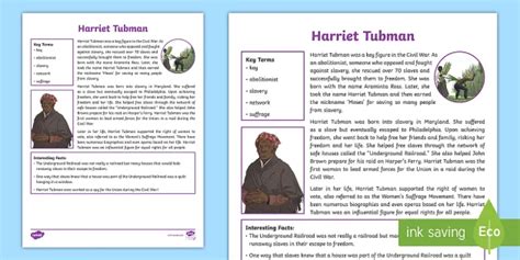 Authentic Harriet Tubman Wanted Poster