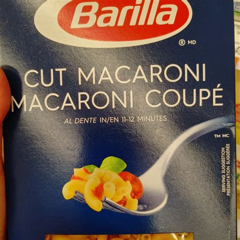 Barilla Cut Macaroni Reviews Abillion