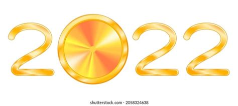 Illustration Abstract New Year Number Stock Vector Royalty Free