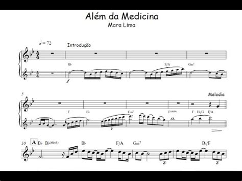 Al M Da Medicina Mara Limapartitura Mel Dica Sax Alto Sax Tenor