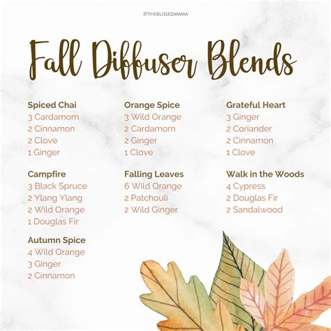 Must Have Essential Oils Recipes For Autumn