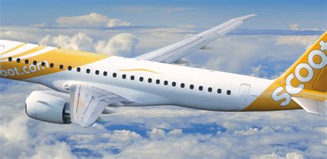 Scoots New Embraer E190 E2 Planes Take Flight Enhanced By Bags Ground