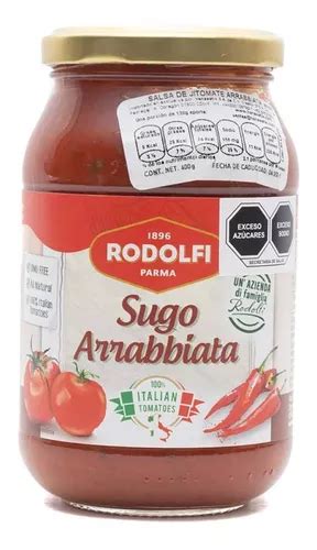 Salsa Rodolfi De Tomate Arrabiata 400g MercadoLibre