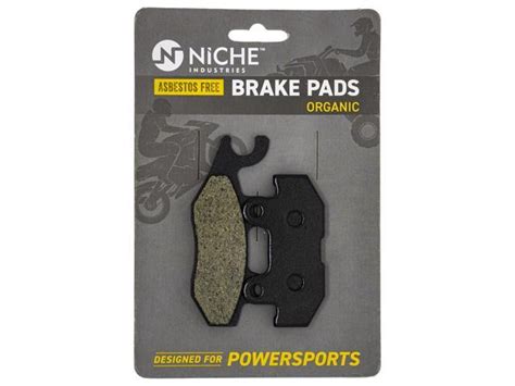 Niche Rear Right Brake Pad Set For Yamaha Viking Wolverine 1xd 25806 10 00 Organic