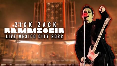 Rammstein Zick Zack Live Mexico City 2022 Multicam YouTube