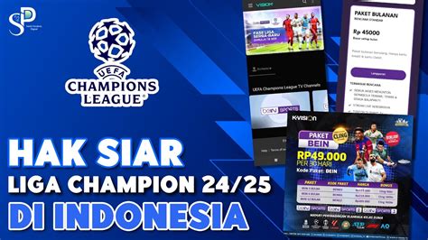 Cara Nonton Liga Champion Di Streaming Tv Digital Dan Parabola Youtube