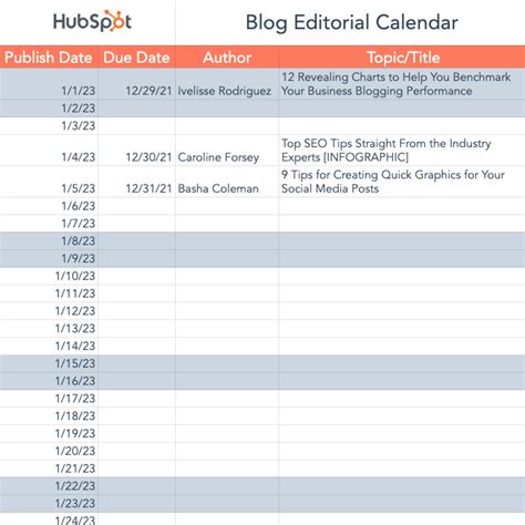 Free editorial calendar templates [download now]