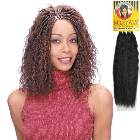 Milkyway 100 Human Hair Braid Super Bulk Wet And Wavy Peoples Beauty Supply