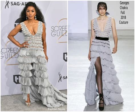 Angela Bassett In Georges Chakra Couture 2019 Sag Awards