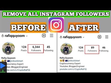 How To Remove All Followers In Instagram By One Click Delete All