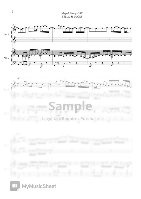 Medley Maple Story Ost Sheets By Bella Lucas