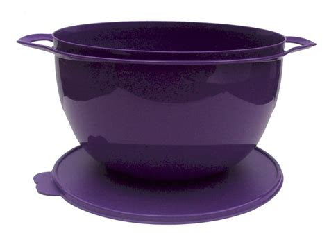 Tupperware Thatsa Mega Bowl 42 Cups Royal Purple With Matching Seal Click Image To Review More