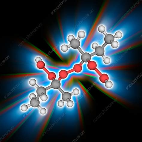 Methyl Ethyl Ketone Peroxide Molecule Stock Image F0170505