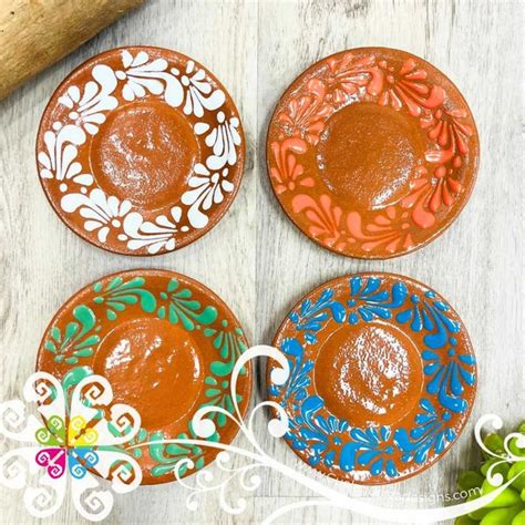 Mexican Clay Plates Etsy