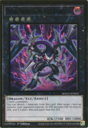 Dark Rebellion Xyz Dragon Yugioh Top Decks