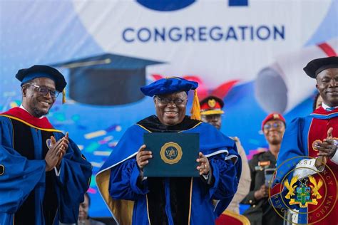 President Akufo Addo Receives Honorary Doctorate From Valley View