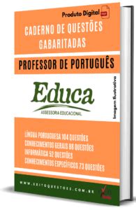 Caderno De Quest Es Gabaritadas Professor De Portugu S Educa Pb