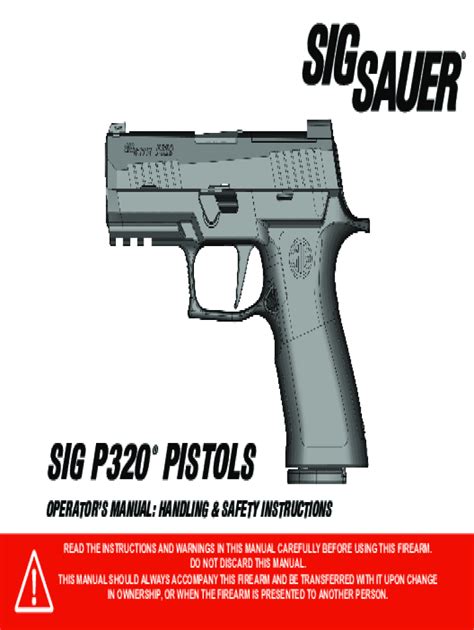 Fillable Online Sig Sauer P Pistol Firing On Its Own Owners Say Fax