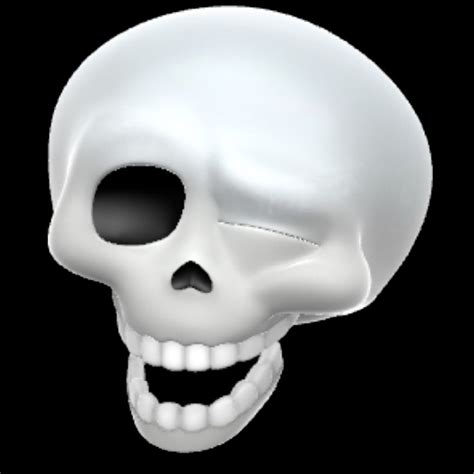 skull emoji | Skeleton face, Skull icon, Troll face