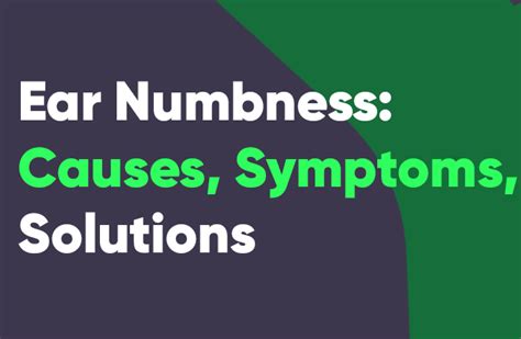 Ear Numbness Tingling Causes Symptoms And Solutions Ach
