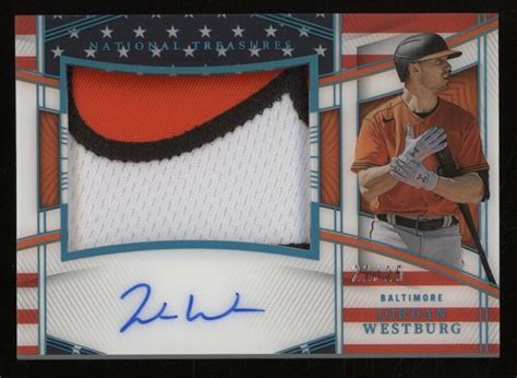 2023 National Treasures Stars Stripes Jordan Westburg RPA RC Patch