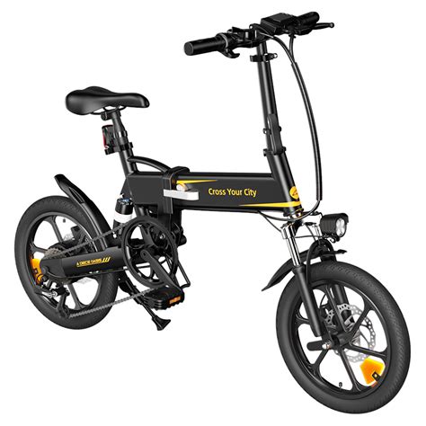 ADO A16 XE Folding Electric Bike 16 Inch 25Km H 7 5AH 250W Motor Black