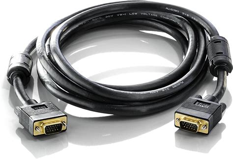 Cabo Plus Cable VGA 10 Metros Para Monitor Filtro PC MON10001