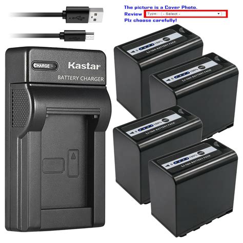 Kastar Battery Slim Usb Charger For Panasonic Ag Vbr Vbr G