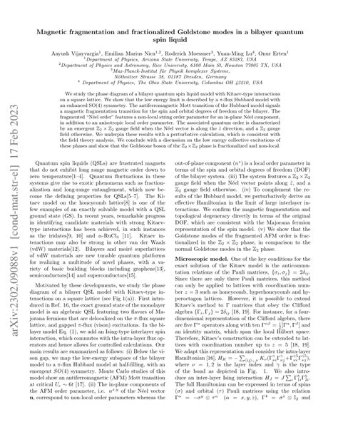 Pdf Magnetic Fragmentation And Fractionalized Goldstone Modes In A