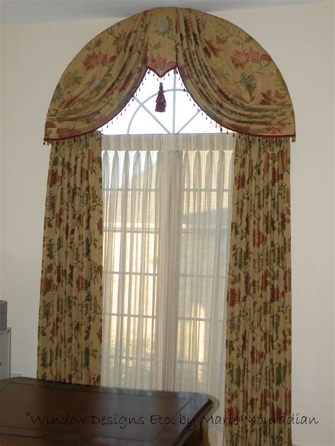 Elegant Arch Top Window Treatment