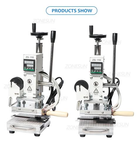 ZONESUN ZS X Cm Slidable Workbench Hot Stamping Machine