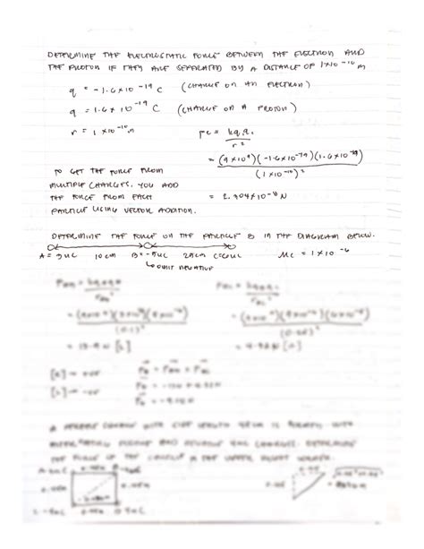 SOLUTION: Coulomb s law with examples - Studypool