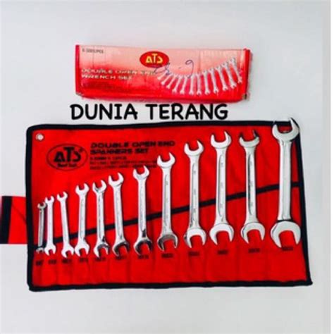 Jual Kunci Pas Set ATS 12 Pc 6 32mm Double Open End Wrench Set 6