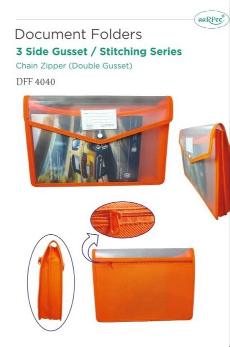 Orange Base Plain Chain File Folders At Rs Piece In Mumbai Id