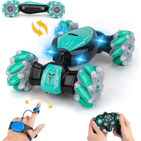 Voiture de Cascade Télécommandée pour Enfants 360 Rotation RC Crawler