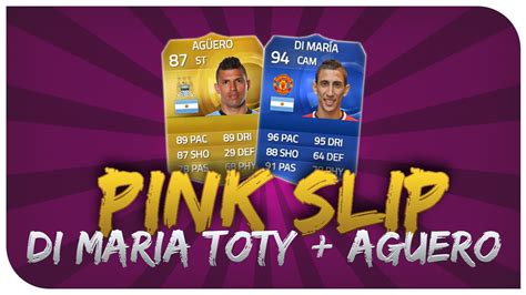 FUT 15 Mon Plus Gros Pink Slip Ft Di Maria TOTY Aguero 86 FR HD