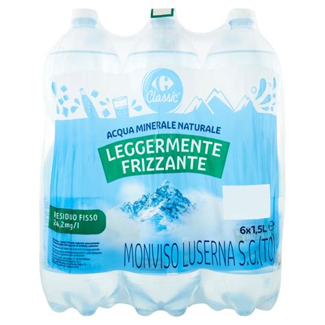 Carrefour Classic Leggermente Frizzante Acqua Minerale Naturale X