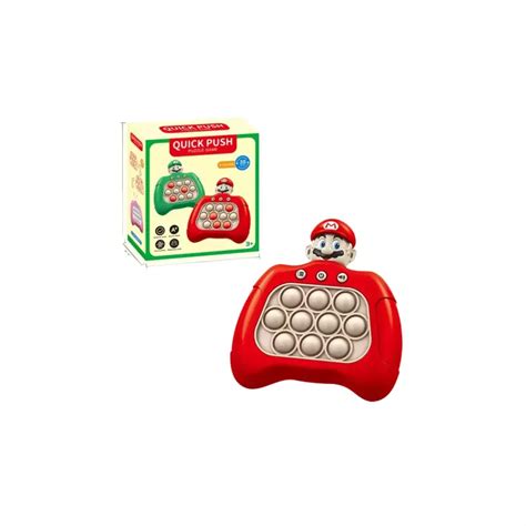 Generico Quick Push Consola Pop It Fidget Toys Mario Bros