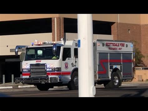 Scottsdale Fire Engine Responding Youtube