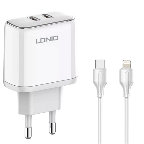 Mfi Ldnio A M Wall Charger Xusb C Usb C For Lightning W