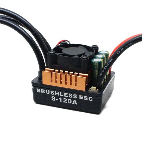 120A ESC Brushless Waterproof Sensorless Speed Controller For 1 8 RC