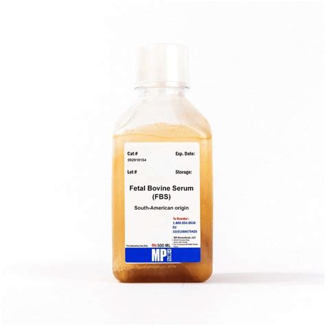 Mp Biomedicals Fetal Bovine Serum Fbs Ml Cell Lines And Blood