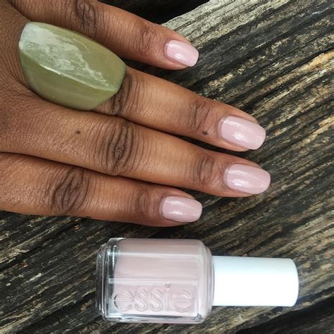 Essie Go Go Geisha On Dark Skin Pink Nail Polish On Dark Skin Nude